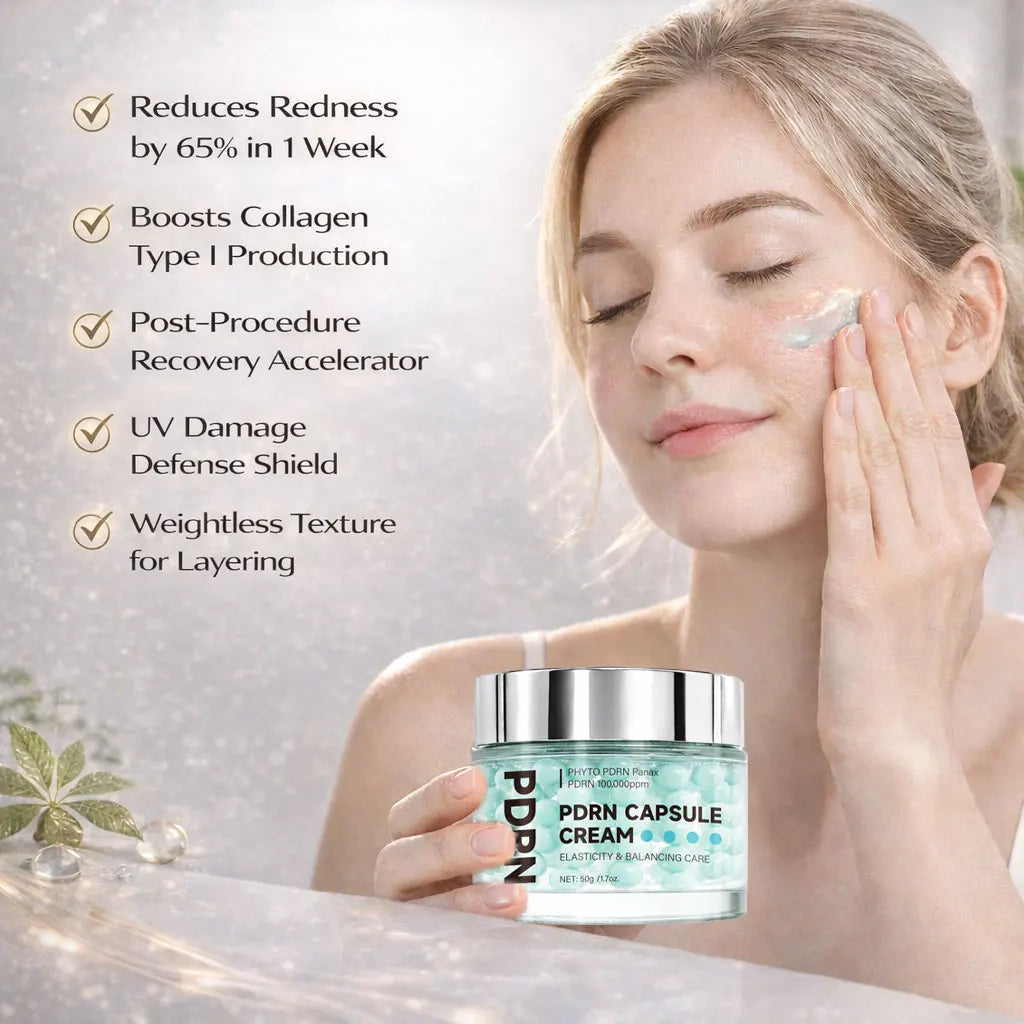 PDRN Capsule Cream 100 | Crema Hidratante Regeneradora con Péptidos