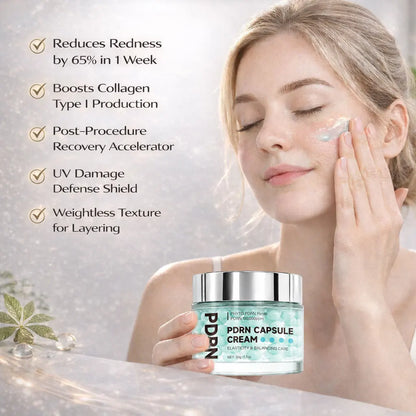 PDRN Capsule Cream 100 | Crema Hidratante Regeneradora con Péptidos